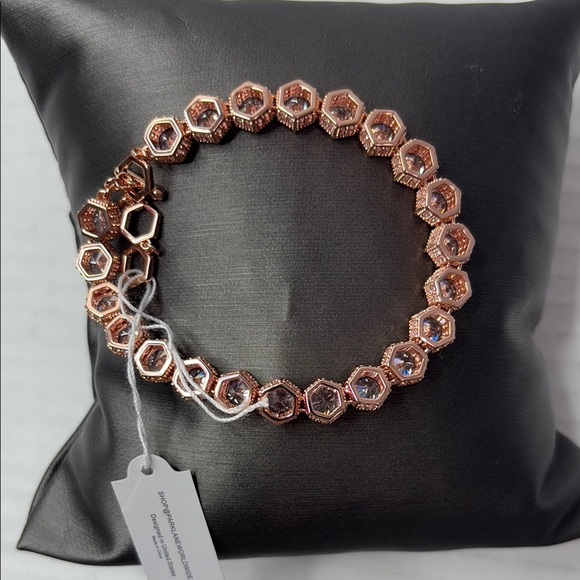 New PARK LANE Rose Gold Honey Comb Rare Bracelet - Picture 5 of 7